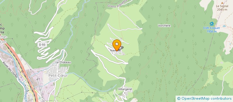 localisation de l'entreprise MADAME ALEXANDRINE PARIZEL  GRAND-AIGUEBLANCHE