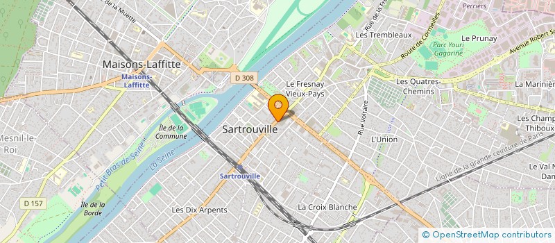 localisation de l'entreprise MADAME ALEXANDRINE PARNOT  SARTROUVILLE