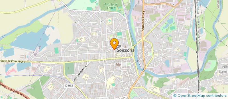 localisation de l'entreprise MADAME ALEXANDRINE PAYEL à SOISSONS
