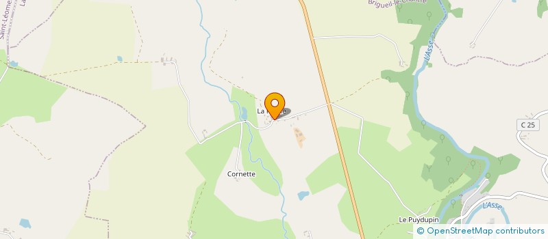 localisation de l'entreprise MADAME ALEXANDRINE ROBUCHON  BRIGUEIL-LE-CHANTRE