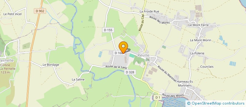 localisation de l'entreprise MADAME ALEXANDRINE SABOURET  ANNEVILLE-EN-SAIRE