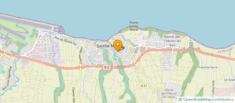 localisation de l'entreprise MADAME ALEXANDRINE SAVOURY  SAINTE-MARIE