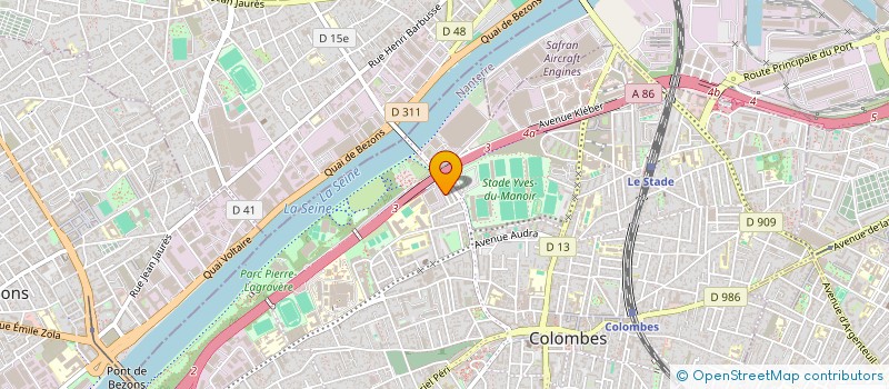 localisation de l'entreprise MADAME ALEXANDRINE SHENOUDA  COLOMBES