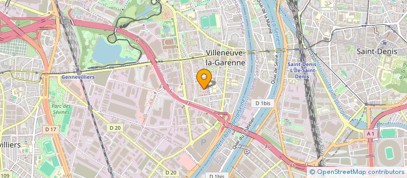 localisation de l'entreprise MADAME ALEXANDRINE TOUZE  VILLENEUVE-LA-GARENNE