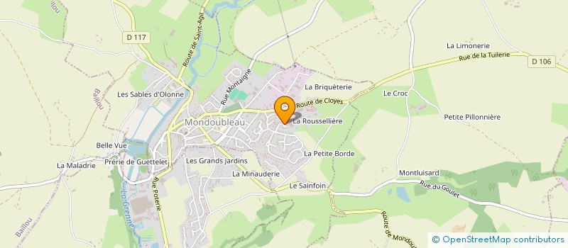 localisation de l'entreprise MADAME ALEXANDRINE VALLON  MONDOUBLEAU