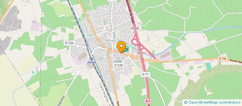 localisation de l'entreprise MADAME ALEXANDRINE VIAL à SENAS