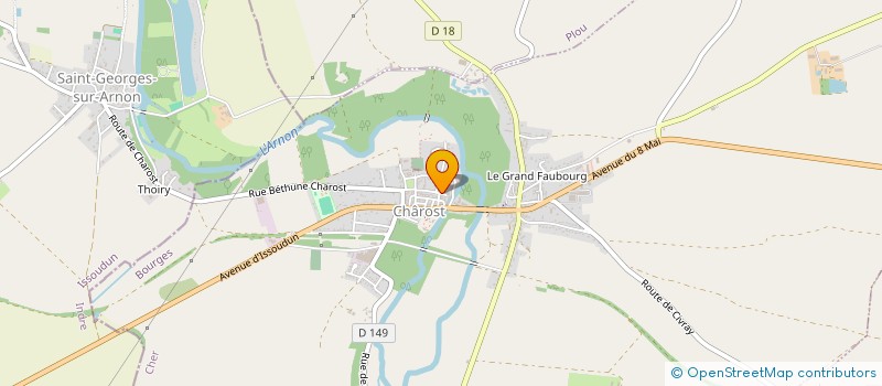 localisation de l'entreprise MADAME ALEXANDRINE VU  CHAROST