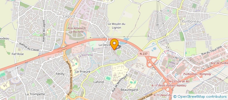 localisation de l'entreprise MADAME ALEXANDRY POUPOT-PORTRON  LA ROCHELLE