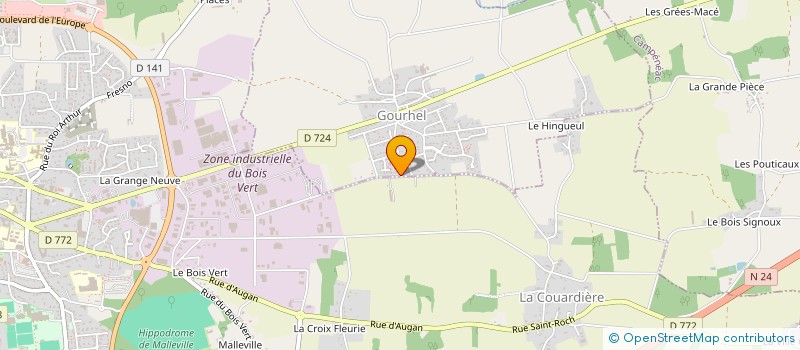 localisation de l'entreprise MADAME ALEXANDRYNE VERDIER à GOURHEL