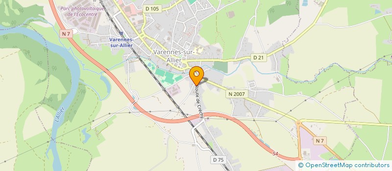 localisation de l'entreprise MADAME ALEXANE AUDIN  SAINT-POURCAIN-SUR-SIOULE