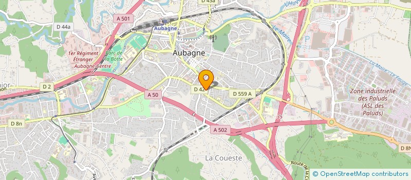 localisation de l'entreprise MADAME ALEXANE BRILLARD à AUBAGNE