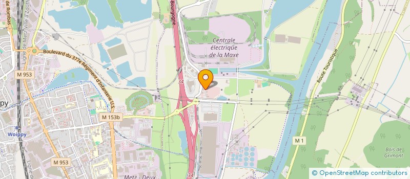 localisation de l'entreprise MADAME ALEXANE CASSAGNE  LA MAXE