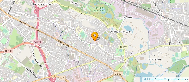 localisation de l'entreprise MADAME ALEXANE CHEVALIER  LES PONTS-DE-CE