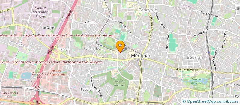 localisation de l'entreprise MADAME ALEXANE DETECHEVERRY à MERIGNAC