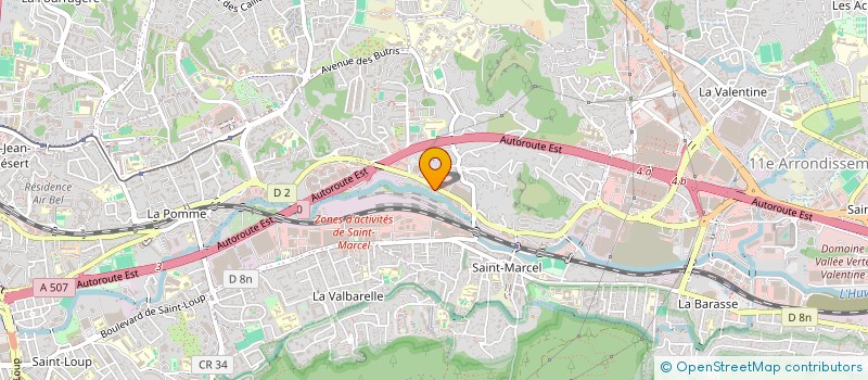 localisation de l'entreprise MADAME ALEXANE DI LORENZO  MARSEILLE