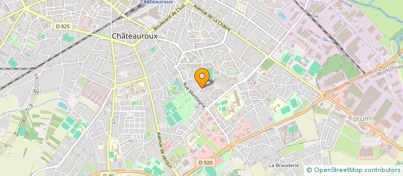 localisation de l'entreprise MADAME ALEXANE FEMENIA à CHATEAUROUX