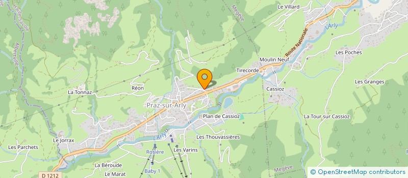 localisation de l'entreprise MADAME ALEXANE GARREC  PRAZ-SUR-ARLY