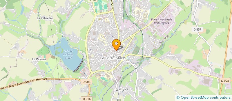 localisation de l'entreprise MADAME ALEXANE LORFEUVRE à LA FERTE MACE