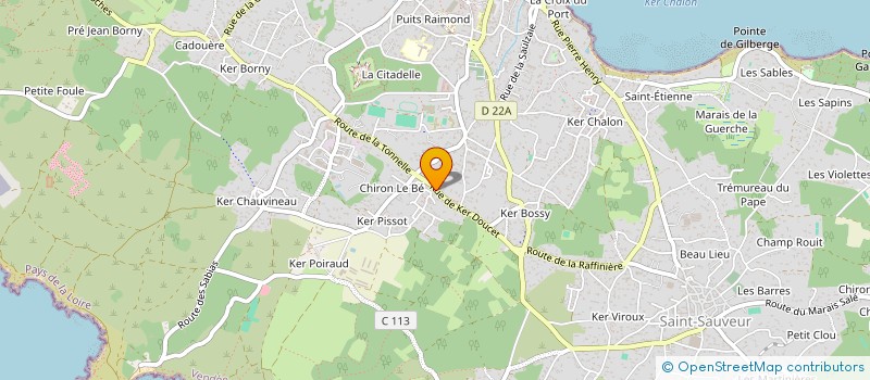 localisation de l'entreprise MADAME ALEXANE MARTIN  ILE-D'YEU (L')