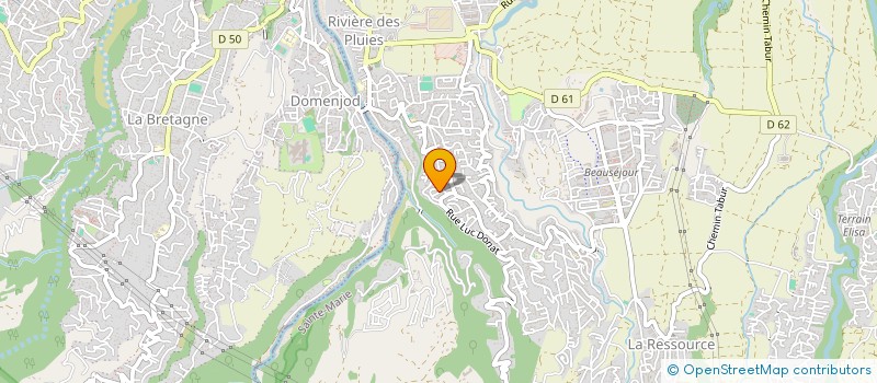 localisation de l'entreprise MADAME ALEXANE MAZIERO  SAINTE-MARIE