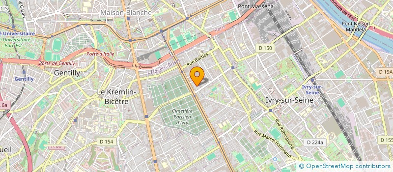 localisation de l'entreprise MADAME ALEXANE MORIN à IVRY-SUR-SEINE