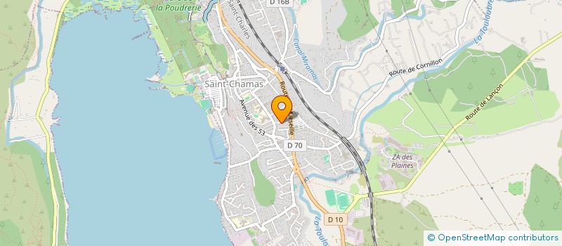 localisation de l'entreprise MADAME ALEXANE QUATREVIEUX--BEGUIN  SAINT-CHAMAS