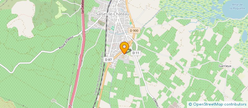 localisation de l'entreprise MADAME ALEXANE ROLDAN  SALSES-LE-CHATEAU