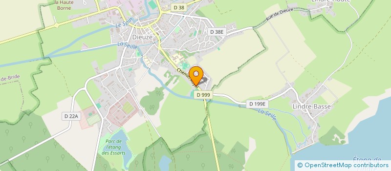 localisation de l'entreprise MADAME ALEXANNE BEAUDOUIN  DIEUZE