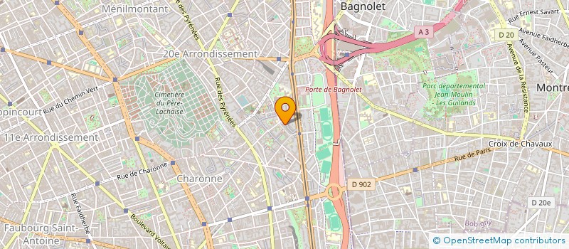 localisation de l'entreprise MADAME ALEXANNE BONAT  PARIS