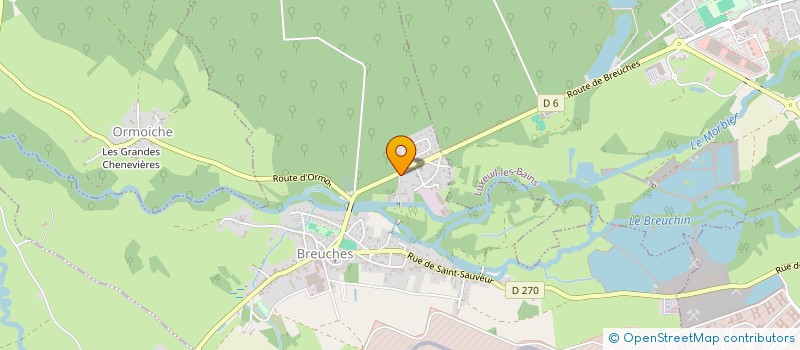 localisation de l'entreprise MADAME ALEXE LEUVREY  BREUCHES