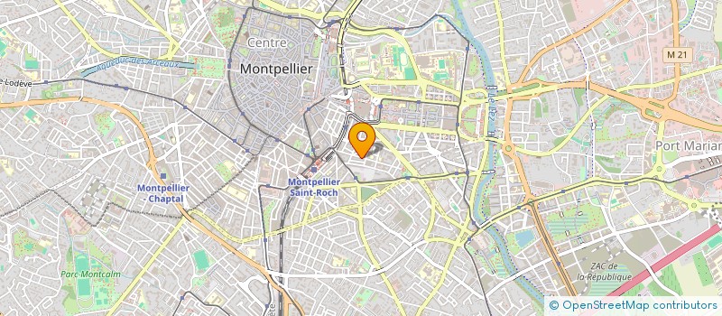 localisation de l'entreprise MADAME ALEXE LIEBERT à MONTPELLIER