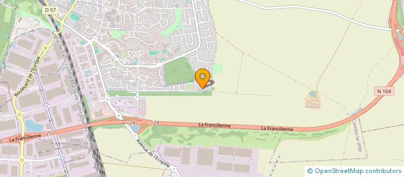 localisation de l'entreprise MADAME ALEXIA ADJELI-YAO  COMBS-LA-VILLE