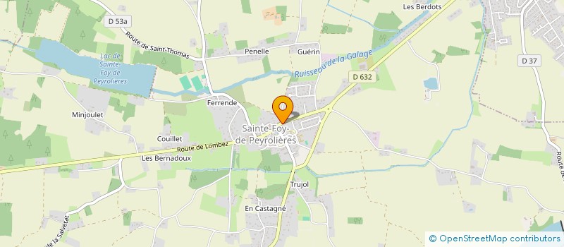 localisation de l'entreprise MADAME ALEXIA ALBUISSON  SAINTE-FOY-DE-PEYROLIERES