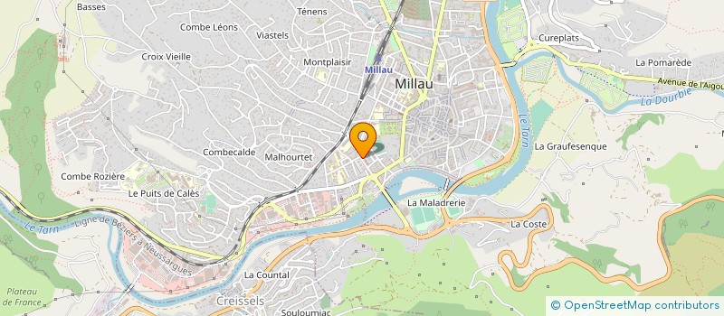localisation de l'entreprise MADAME ALEXIA AMIEL à MILLAU
