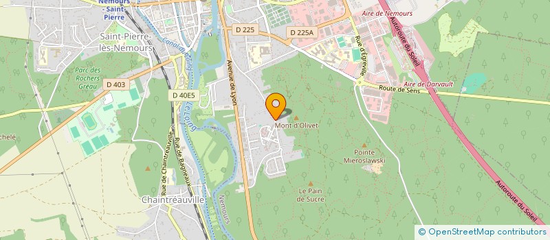 localisation de l'entreprise MADAME ALEXIA AMORIM  NEMOURS