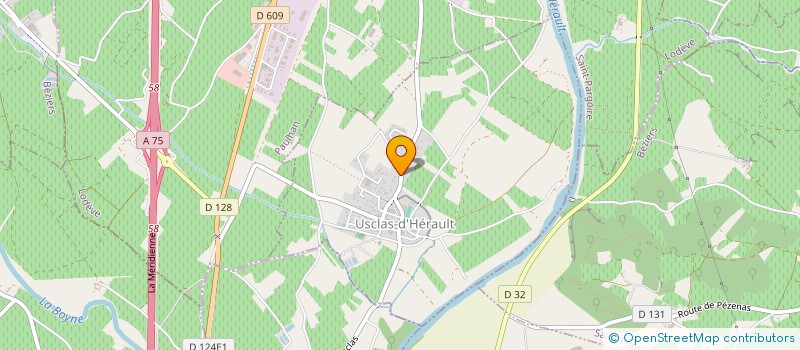 localisation de l'entreprise MADAME ALEXIA ANTOINE  USCLAS-D'HERAULT