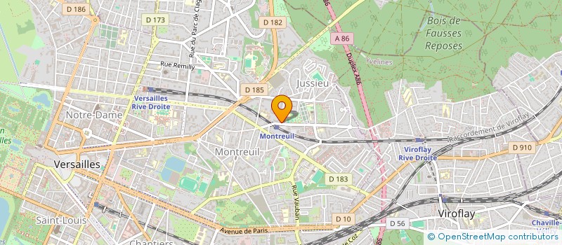 localisation de l'entreprise MADAME ALEXIA ARTIS à VERSAILLES