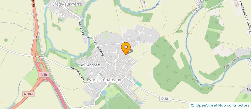 localisation de l'entreprise MADAME ALEXIA AUCLAIR  EVRY-GREGY-SUR-YERRE