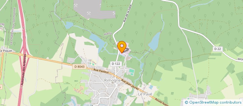 localisation de l'entreprise MADAME ALEXIA BADER  RIMOGNE