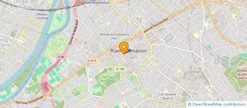 localisation de l'entreprise MADAME ALEXIA BANNIER à RUEIL-MALMAISON