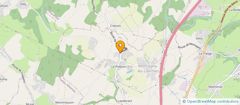 localisation de l'entreprise MADAME ALEXIA BARAVAGLIO  MONTAGNY-LES-LANCHES