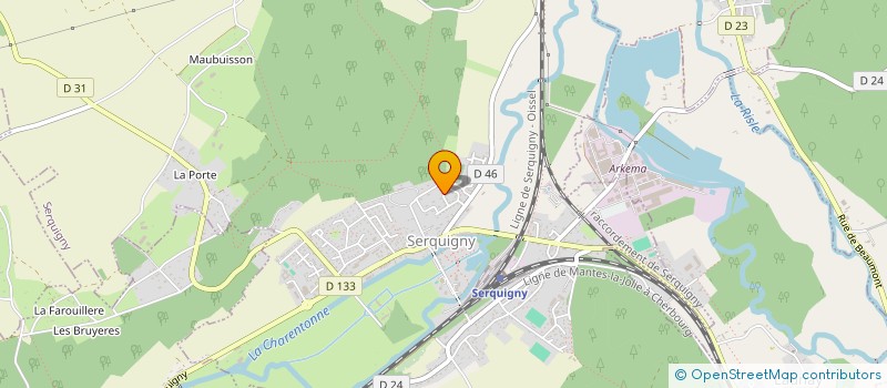 localisation de l'entreprise MADAME ALEXIA BARBARAY  SERQUIGNY