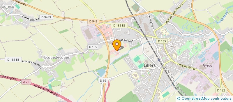 localisation de l'entreprise MADAME ALEXIA BEGHIN  LILLERS