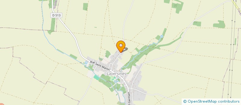 localisation de l'entreprise MADAME ALEXIA BENARD  LAVERSINES