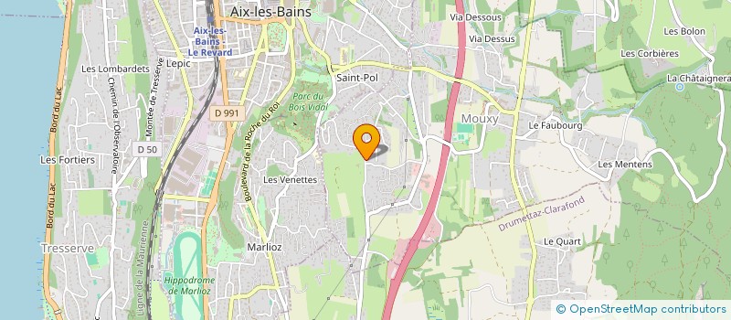 localisation de l'entreprise MADAME ALEXIA BERTHET  MOUXY