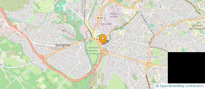 localisation de l'entreprise MADAME ALEXIA BERTIN à MONTPELLIER