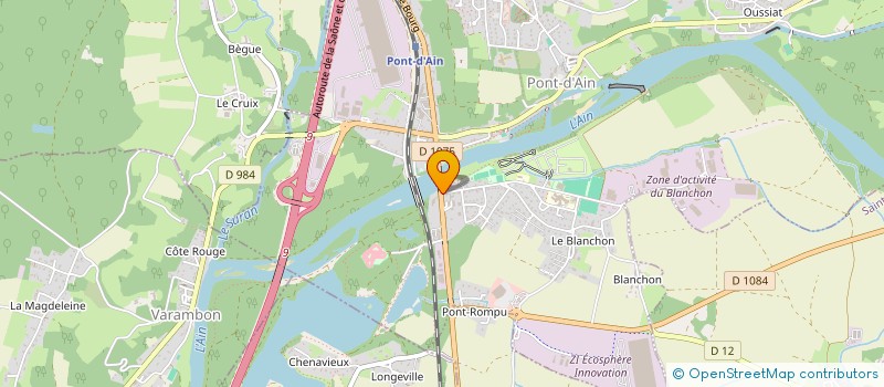 localisation de l'entreprise MADAME ALEXIA BESSIERE  PONT-D'AIN