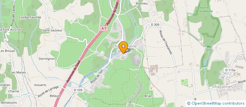 localisation de l'entreprise MADAME ALEXIA BLANCHARD  CHANTEMERLE-LES-BLES