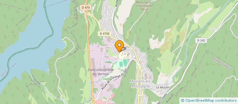 localisation de l'entreprise MADAME ALEXIA BONDIER  MOIRANS-EN-MONTAGNE