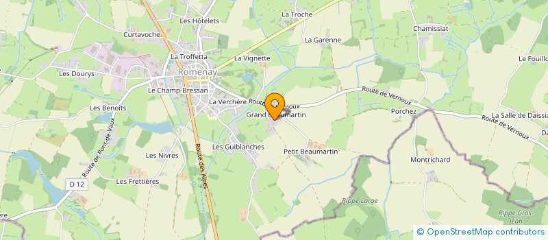 localisation de l'entreprise MADAME ALEXIA BOURBON  ROMENAY